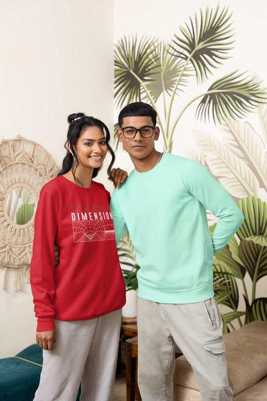 UNISEX RED SWEATSHIRT