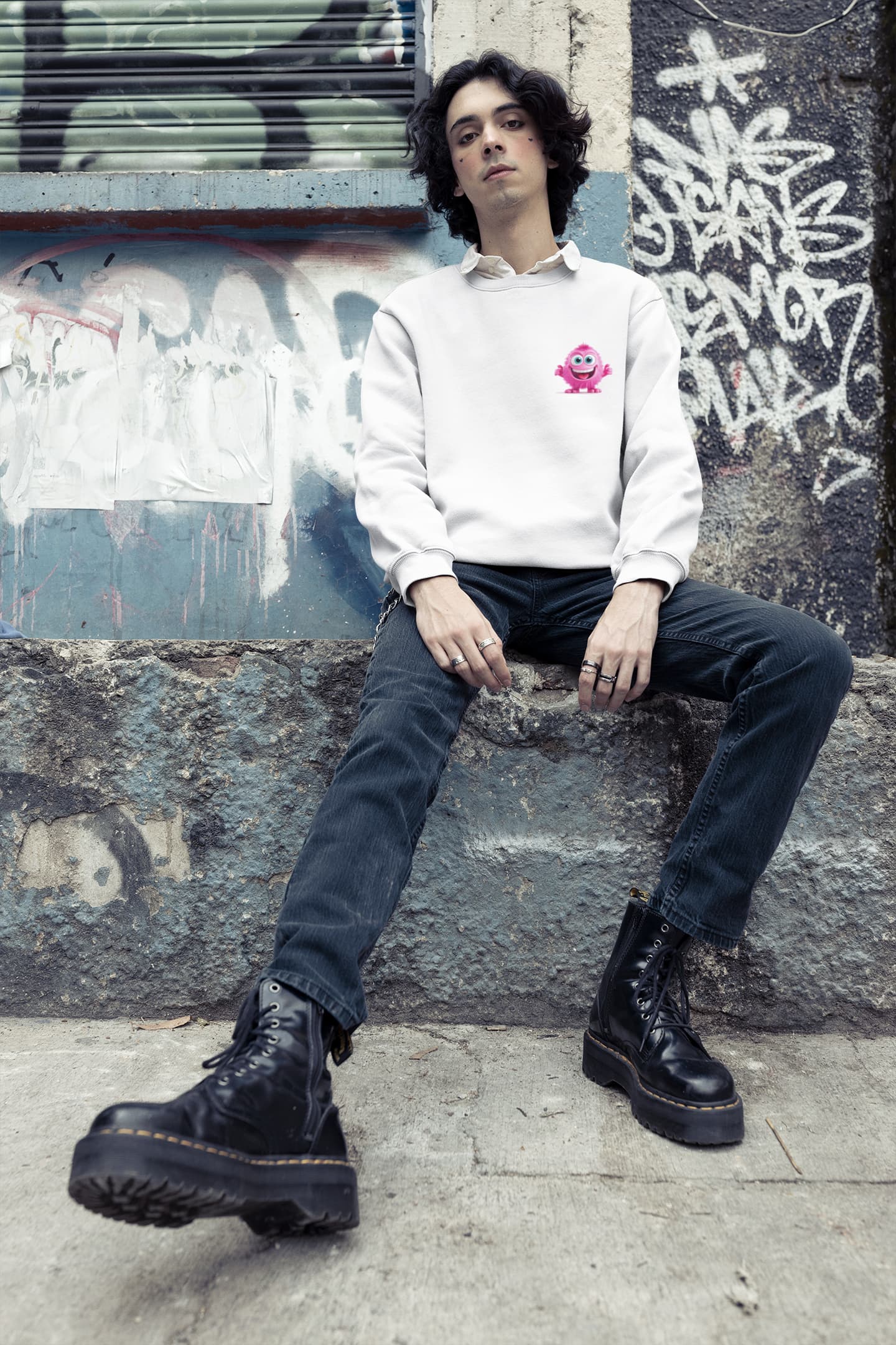 Men's White Sweatshirts
