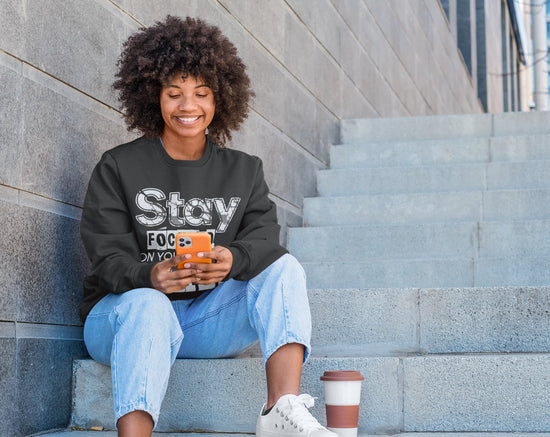 UNISEX BLACK SWEATSHIRT