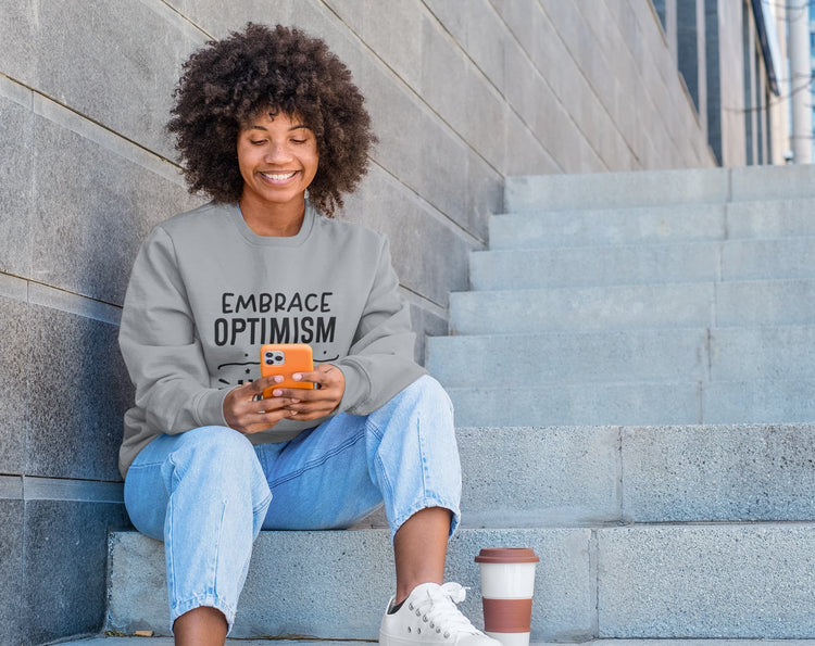 UNISEX MELANGE GREY SWEATSHIRTS
