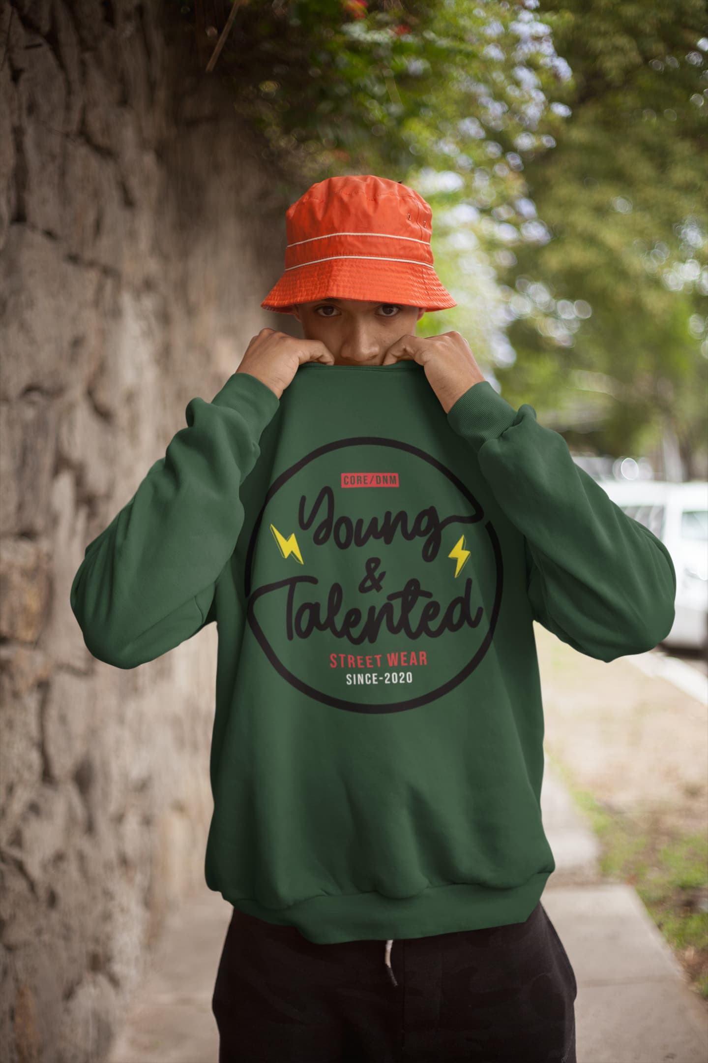 Men's Olive Green Sweatshirts