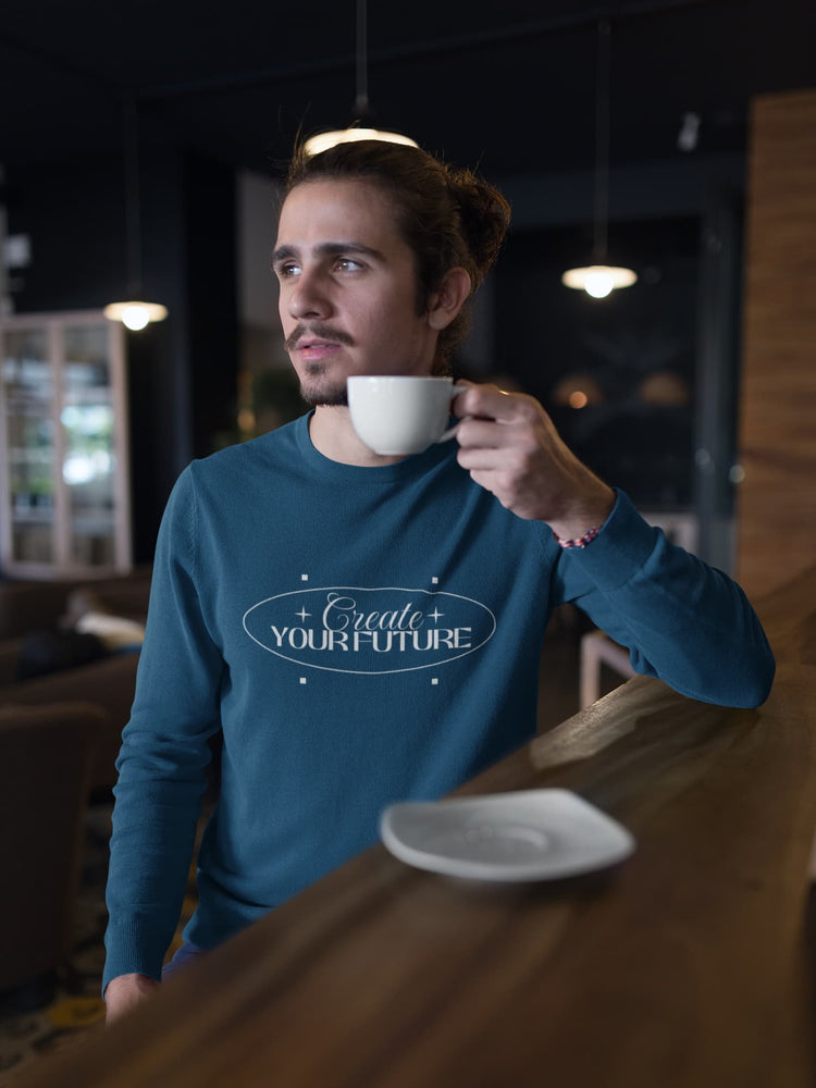 MENS NAVY BLUE SWEATSHIRT