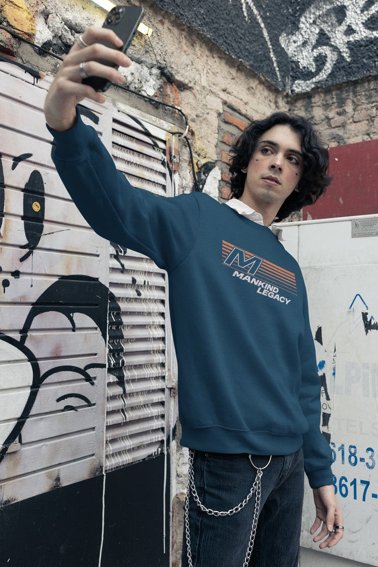 UNISEX NAVY BLUE SWEATSHIRT