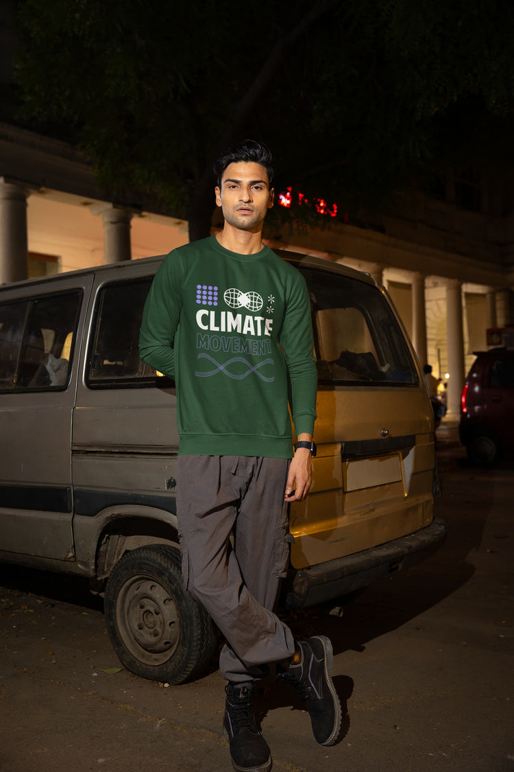 UNISEX OLIVE GREEN SWEATSHIRT