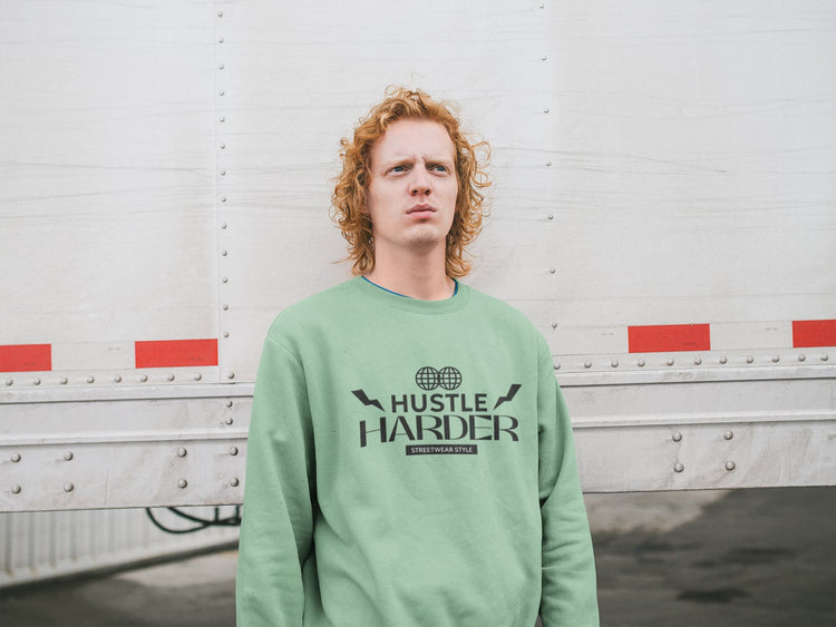MENS MINT GREEN SWEATSHIRT