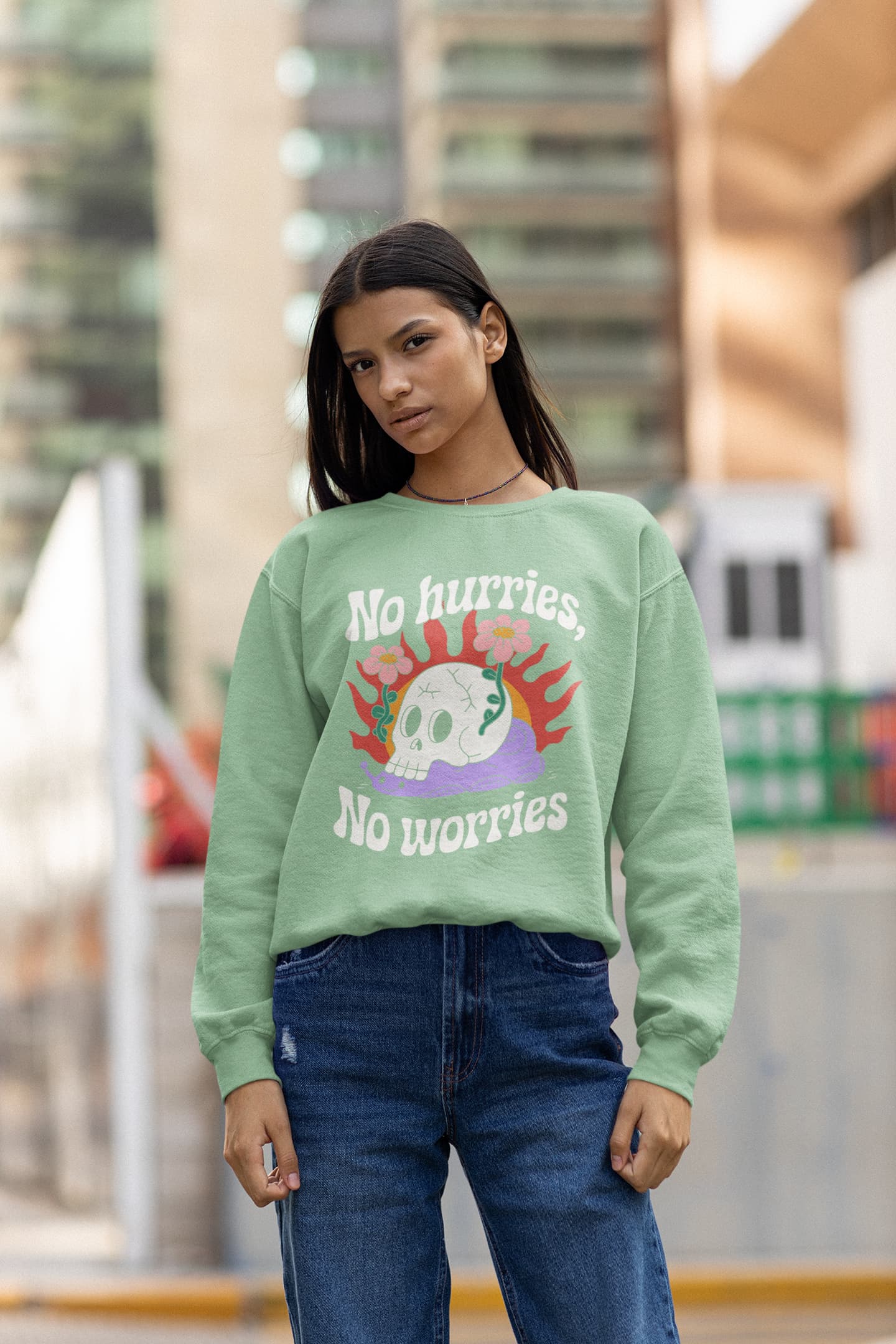 Men's Mint Green Sweatshirts