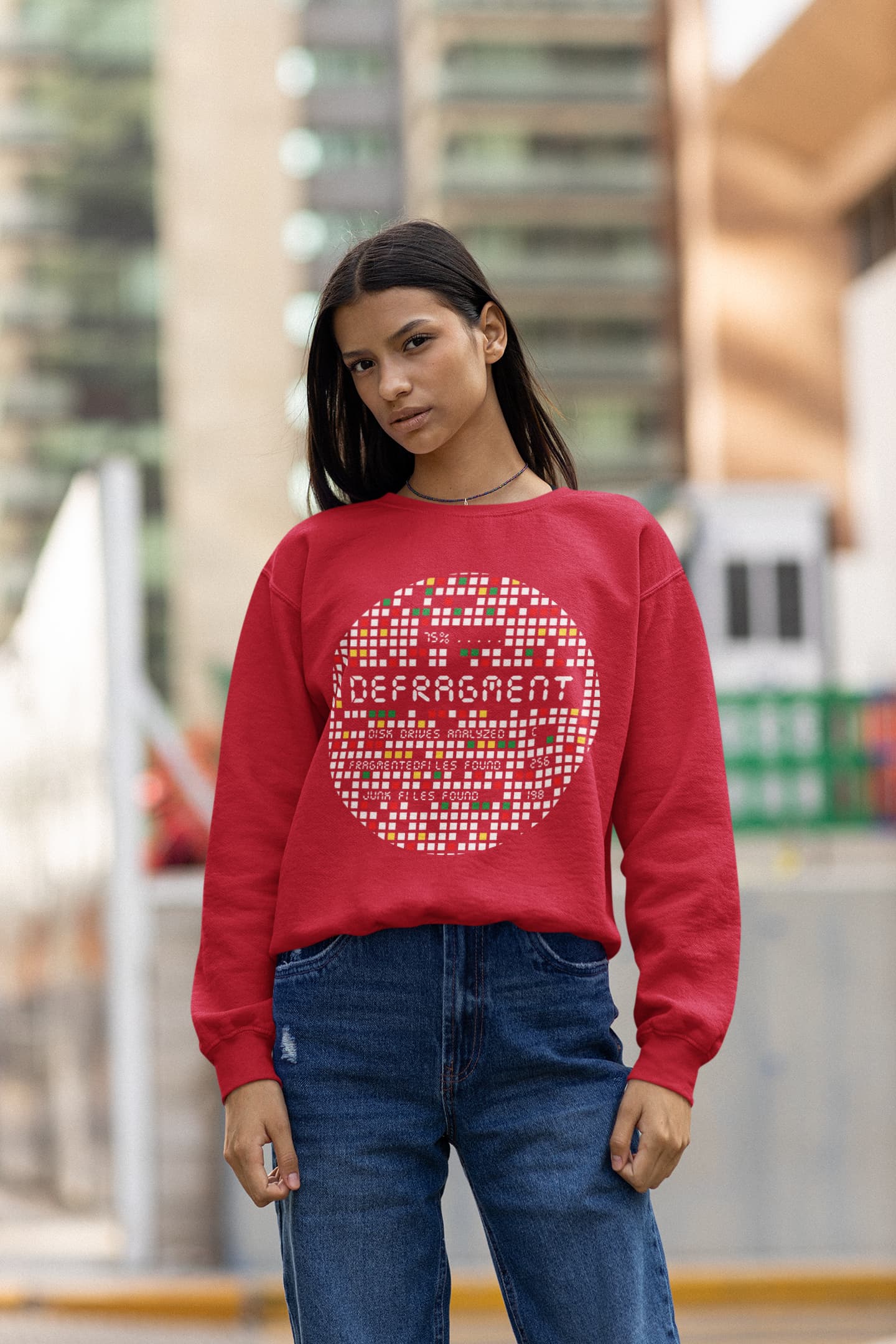 Women's Red Sweatshirts