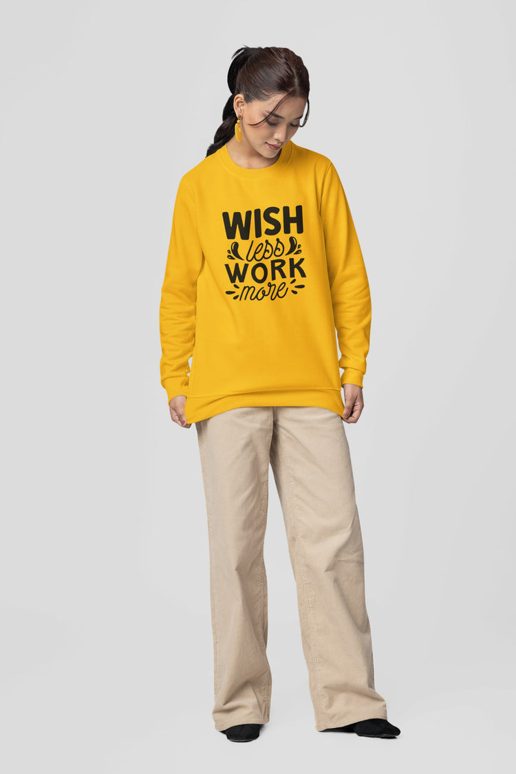 UNISEX GOLDEN YELLOW SWEATSHIRT