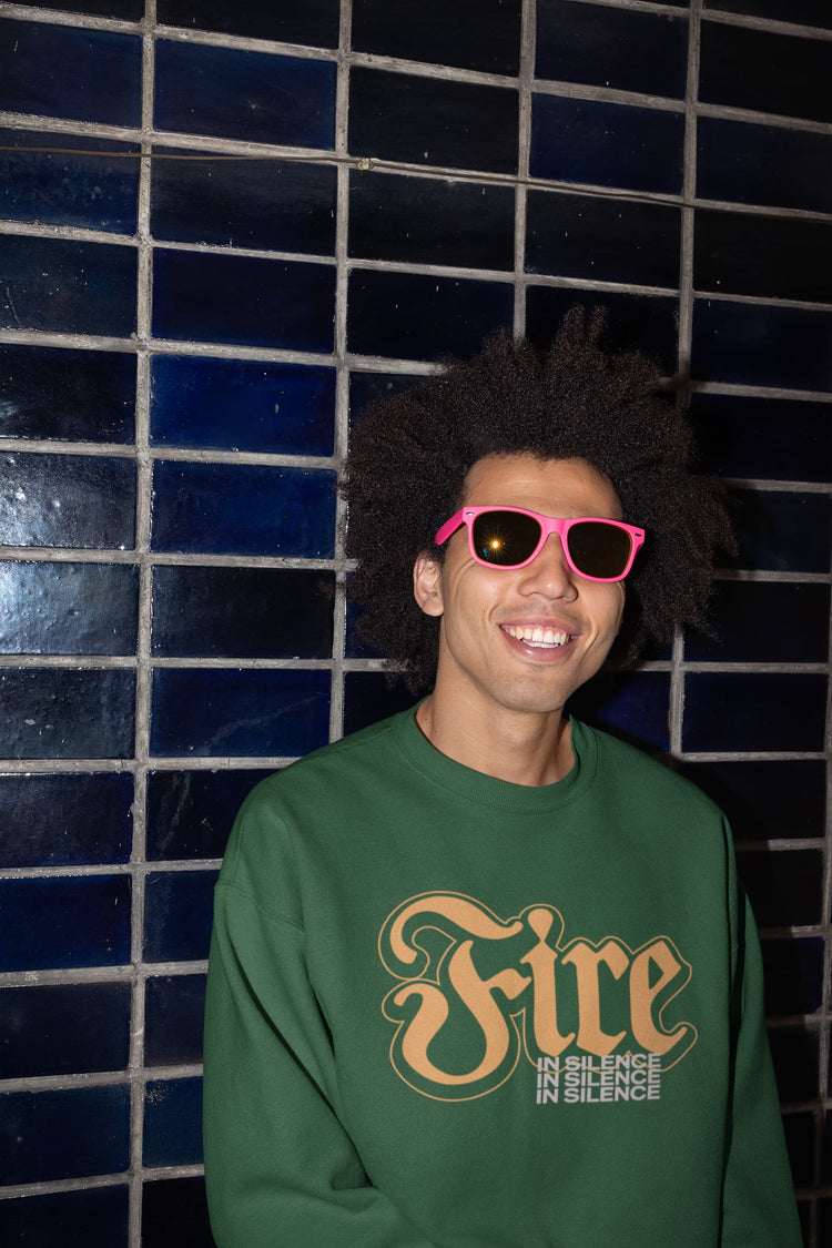 UNISEX OLIVE GREEN SWEATSHIRT