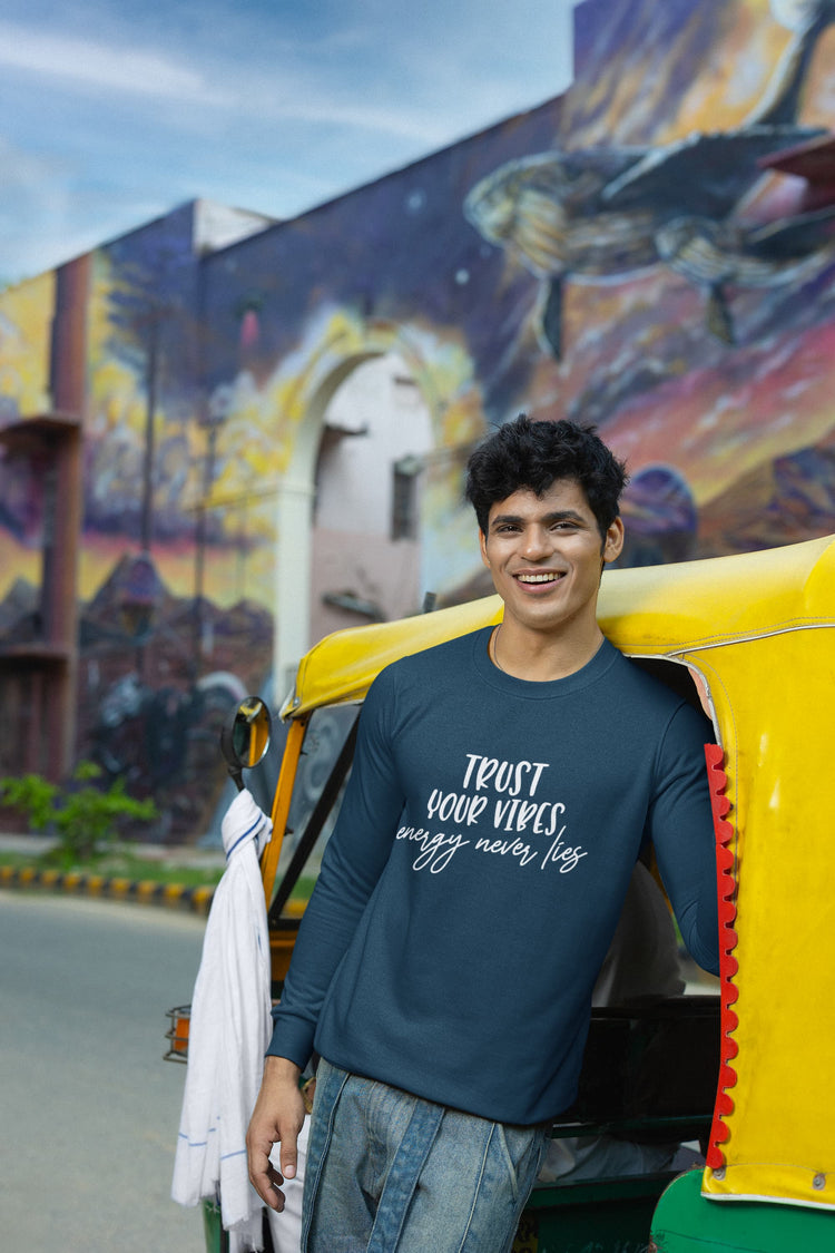 UNISEX NAVY BLUE SWEATSHIRT