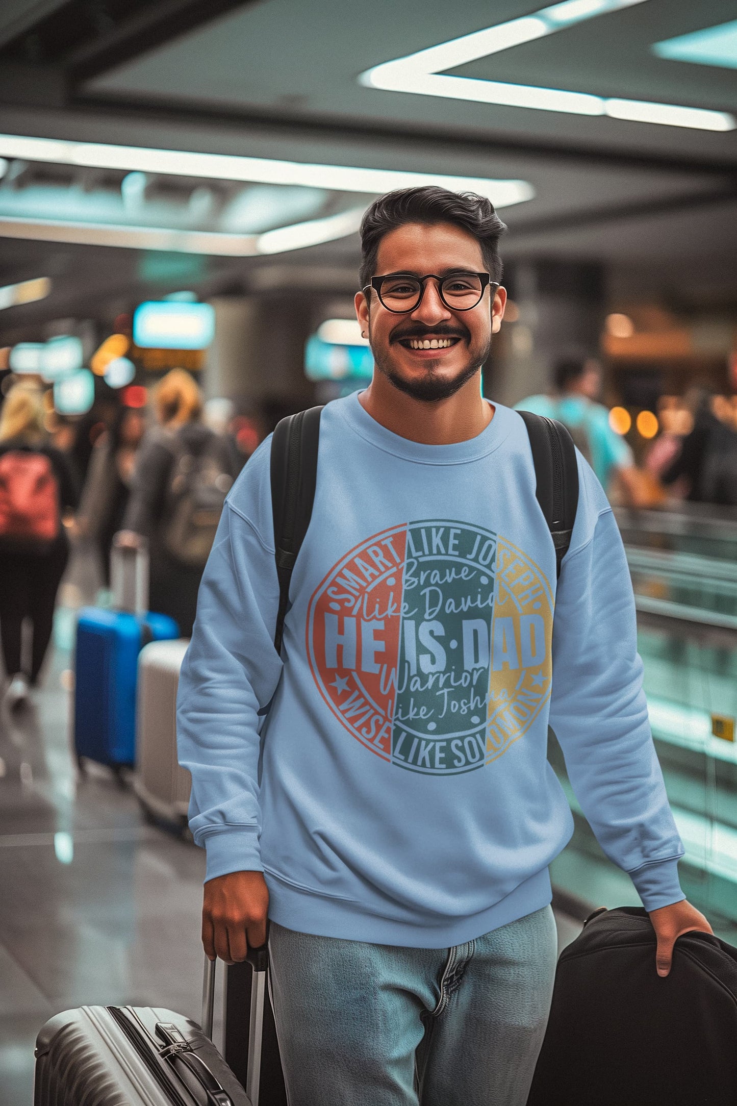 Men's Baby Blue Sweatshirt