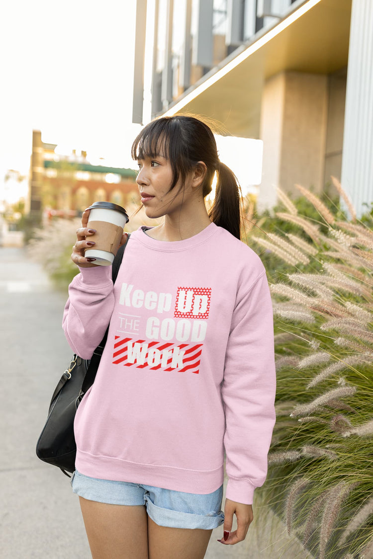 UNISEX LIGHT PINK SWEATSHIRT