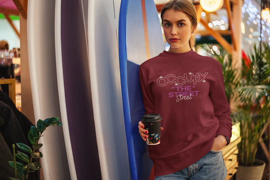 UNISEX MAROON SWEATSHIRT