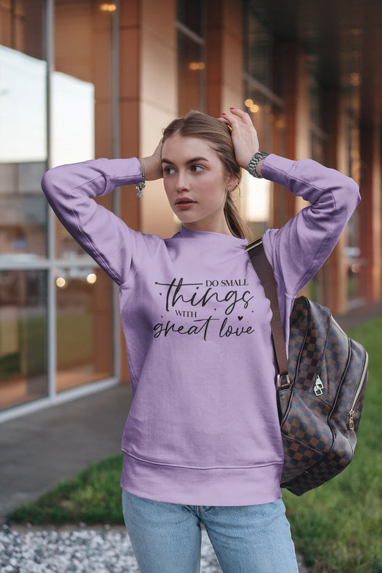 UNISEX IRIS LAVENDER SWEATSHIRT