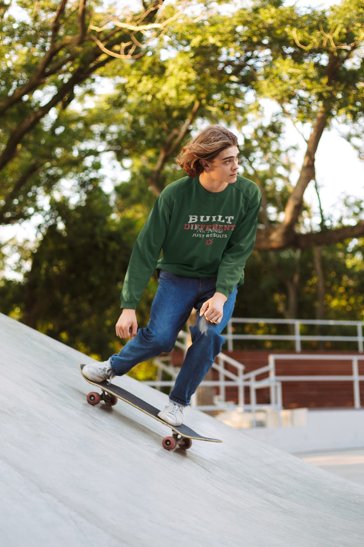 MENS OLIVE GREEN SWEATSHIRT