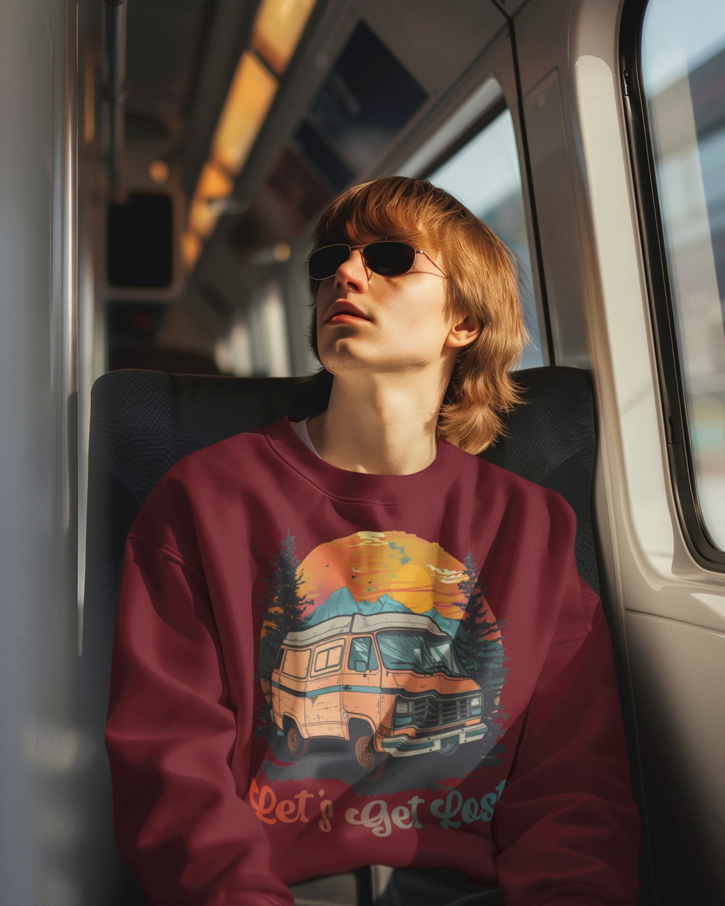 Men's Maroon Sweatshirts