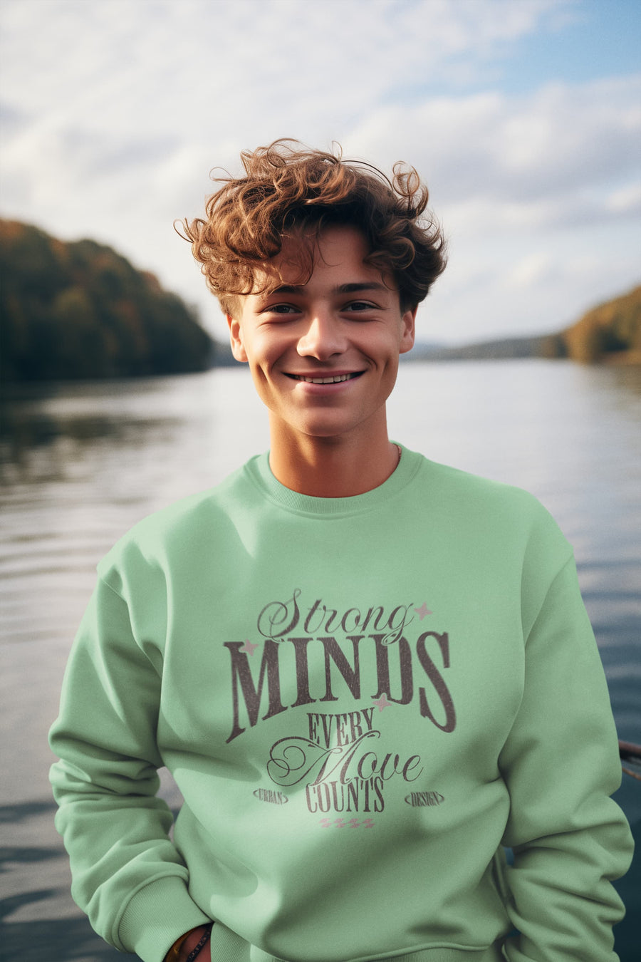 Men's Mint Green Sweatshirts