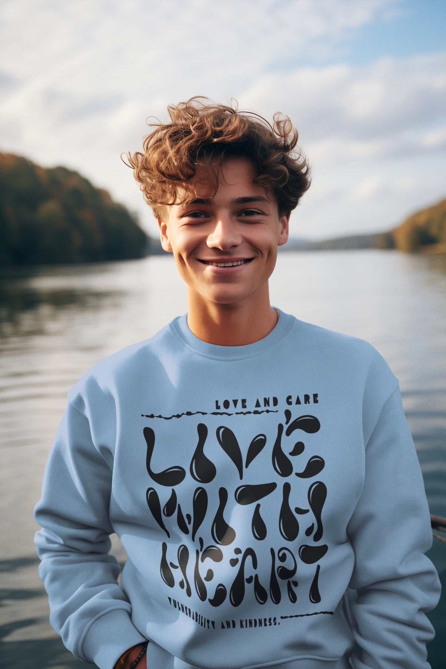 Men's Baby Blue Sweatshirt