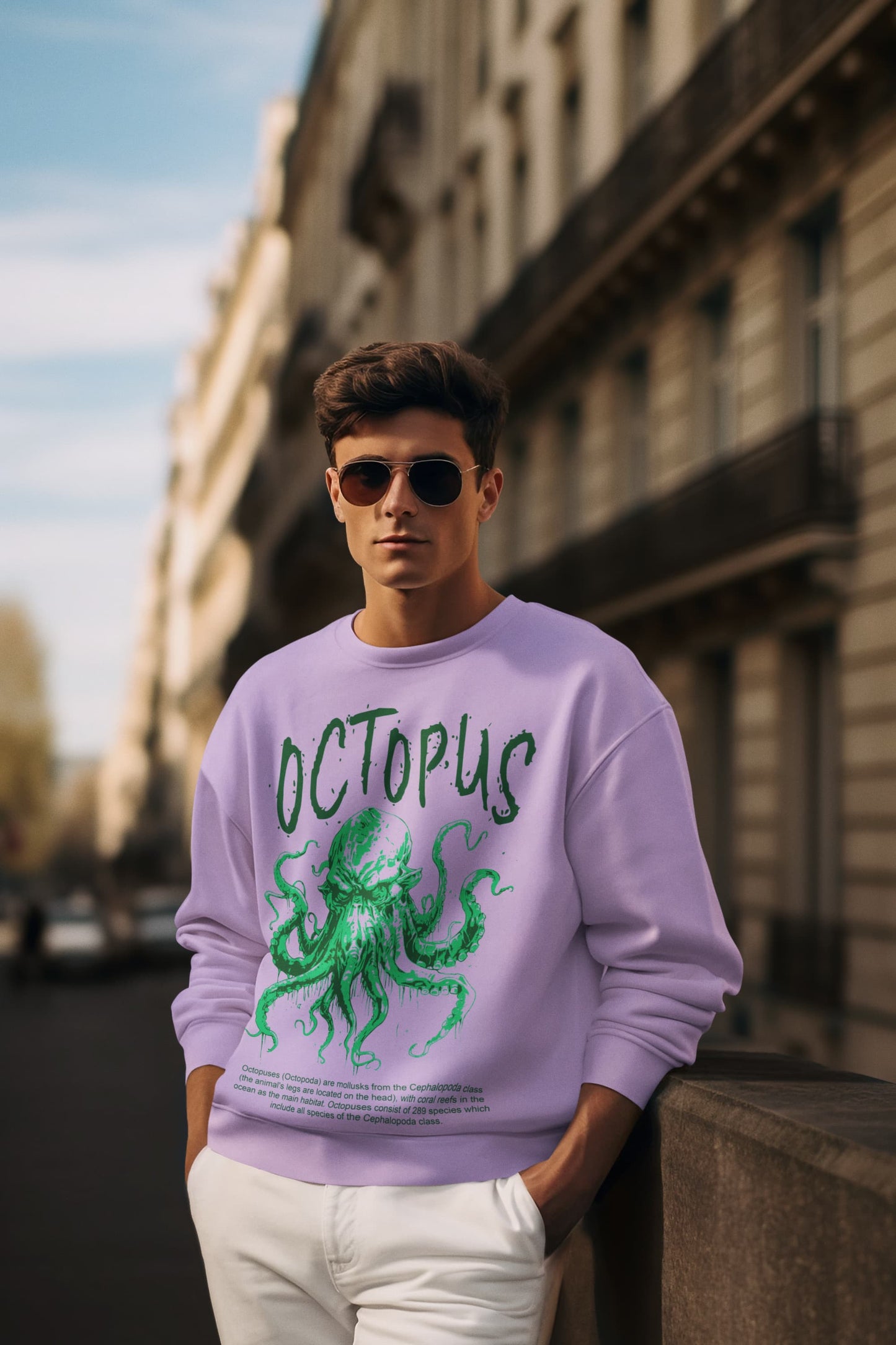 Men's Iris Lavender Sweatshirts