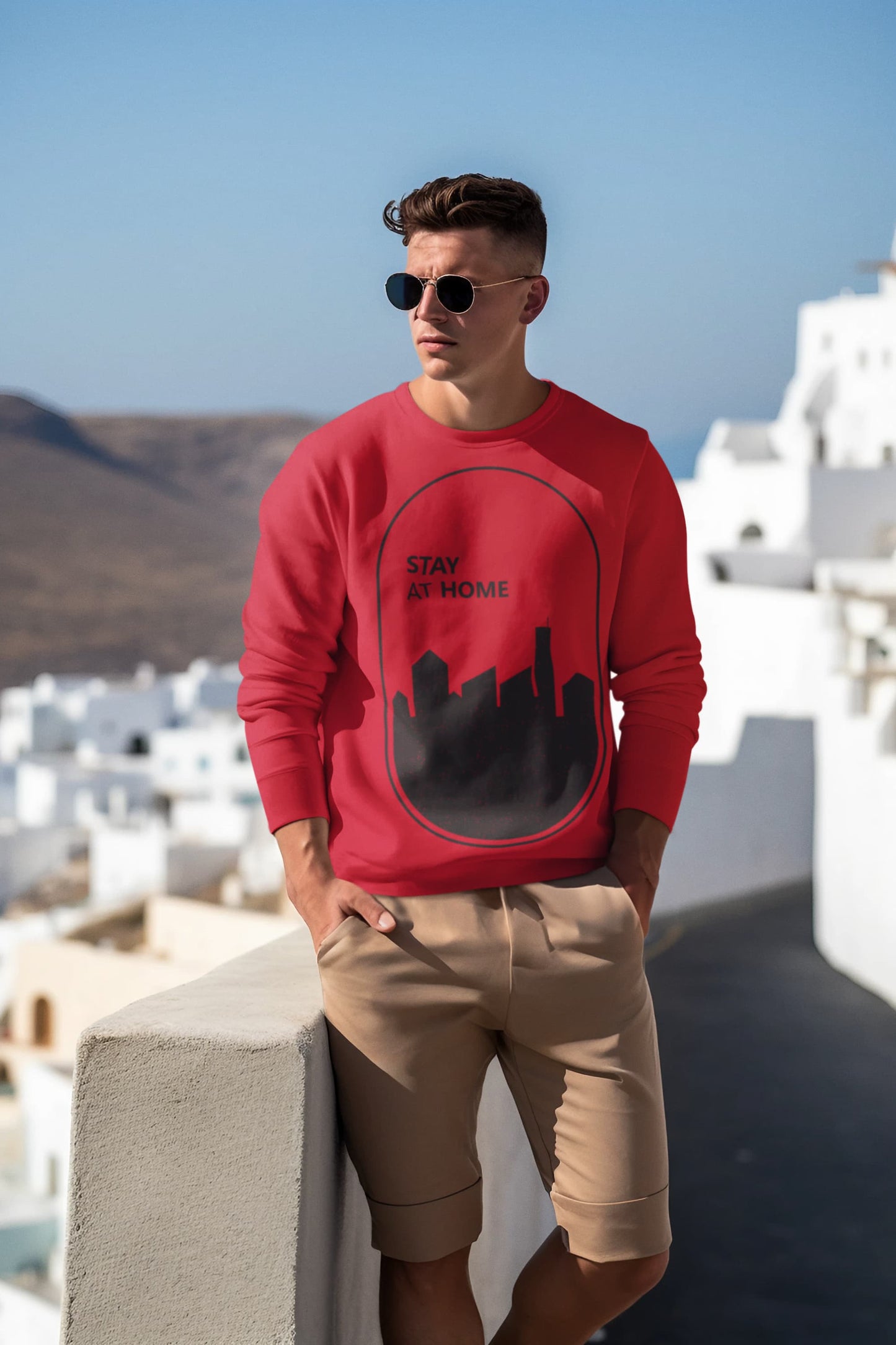 Men's Red Sweatshirts