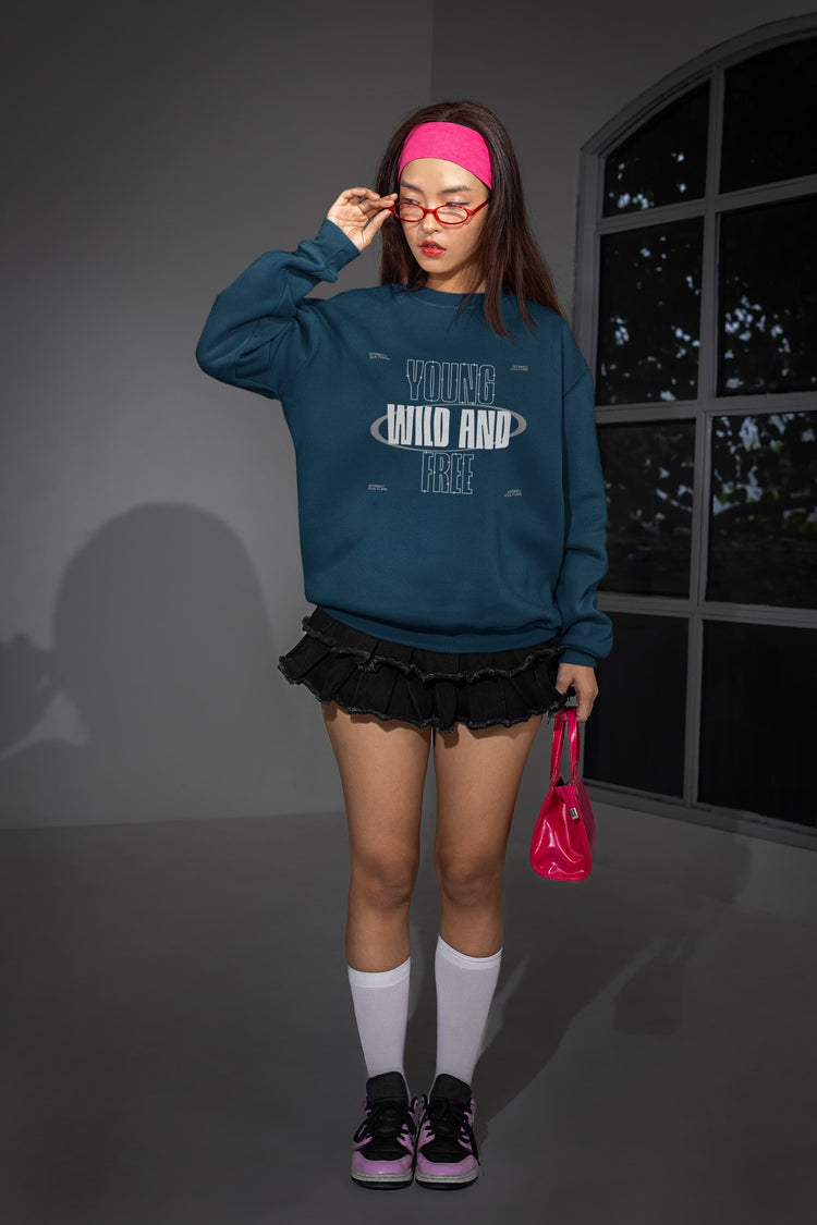 UNISEX NAVY BLUE SWEATSHIRT