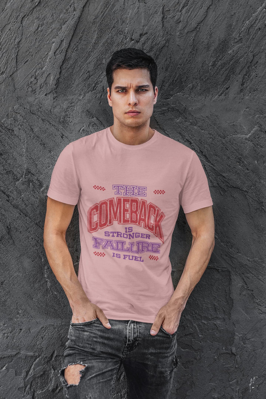 Men's Pastel Dusty Round Neck T-shirt