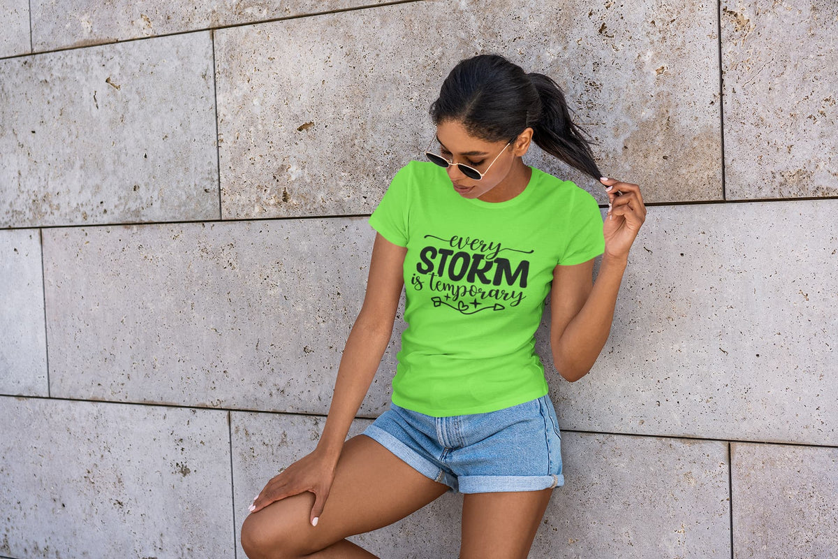 WOMENS LIRIL GREEN ROUNDNECK T-SHIRT