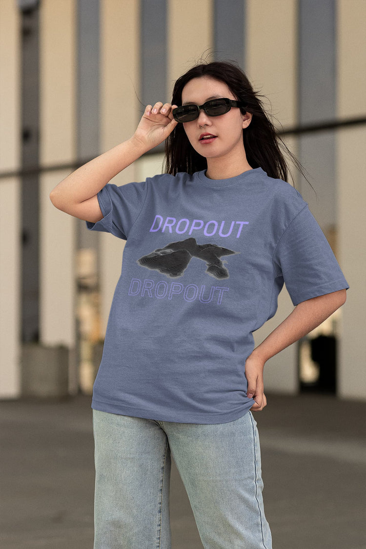 UNISEX STEEL GREY OVERSIZED T-SHIRT