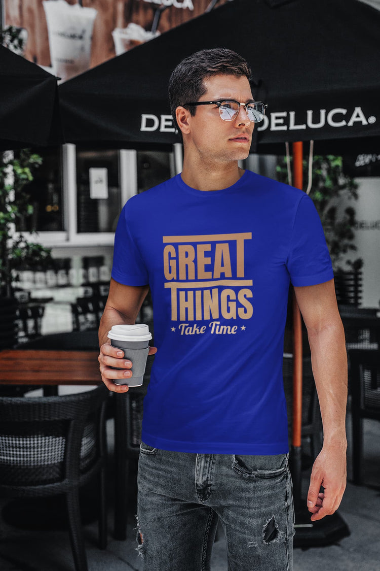 MENS ROYAL BLUE ROUNDNECK T-SHIRT