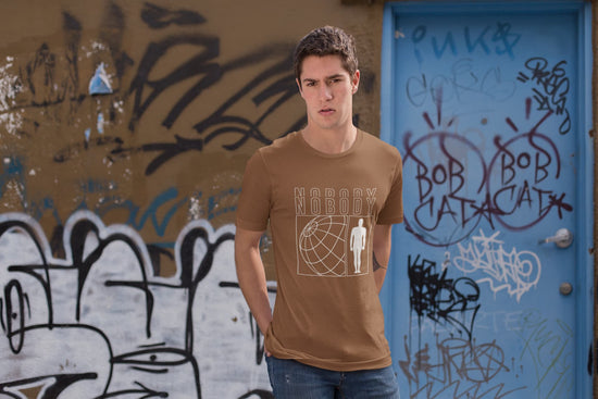 MENS CHOCOLATE BROWN ROUNDNECK T-SHIRT
