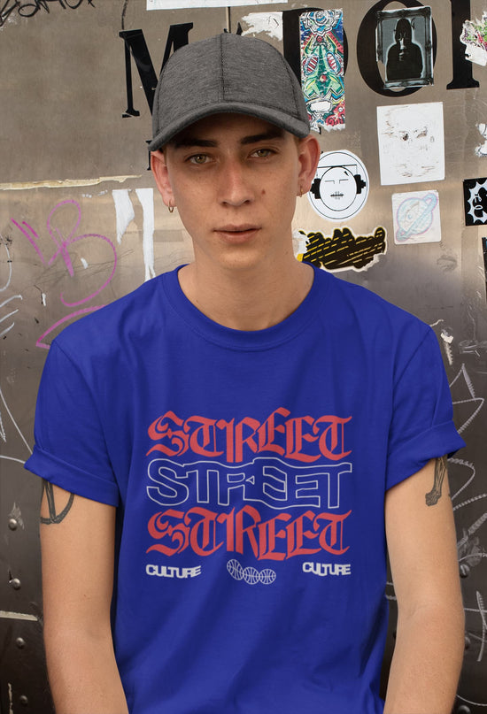 MENS ROYAL BLUE ROUNDNECK T-SHIRT