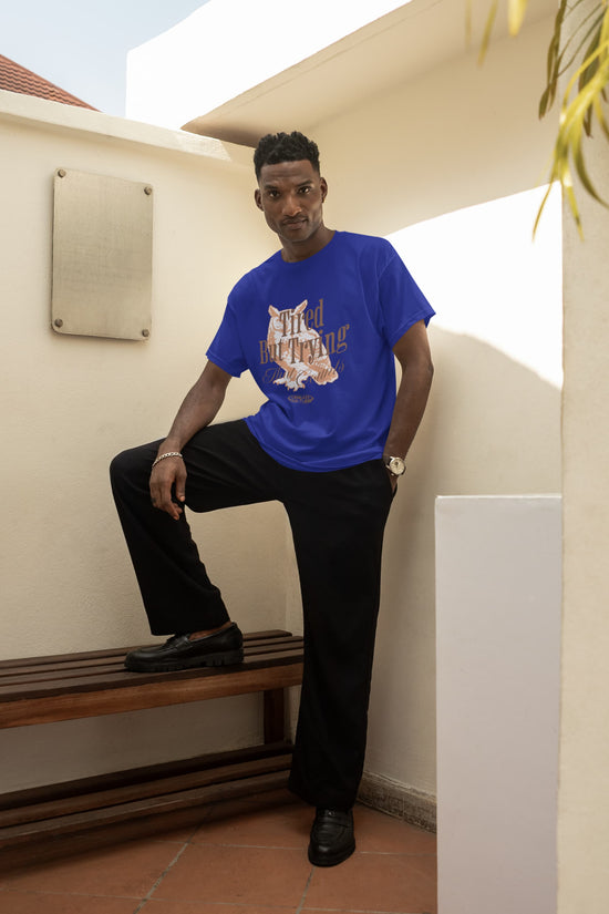 MENS ROYAL BLUE ROUNDNECK T-SHIRT