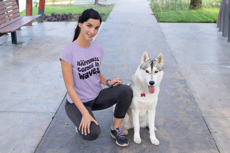 WOMENS IRIS LAVENDER ROUNDNECK T-SHIRT