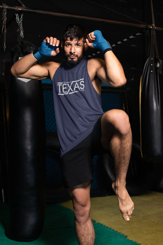 Person in a gym wearing a &