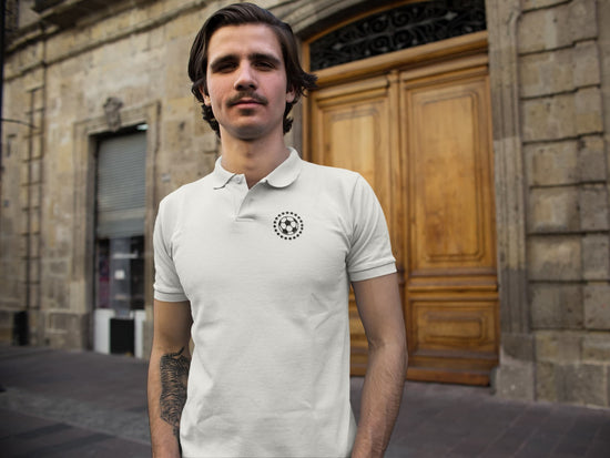 MENS WHITE POLO T-SHIRT