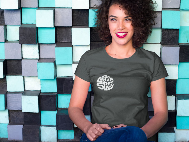 WOMENS BLACK ROUNDNECK T-SHIRT