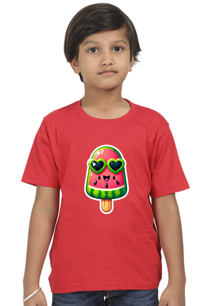 Boys Round Neck Half Sleeve Tshirts