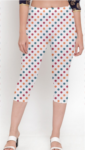 Women's Printed Capri Leggings