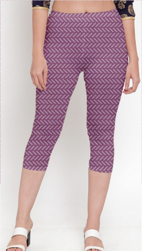 Women's Printed Capri Leggings