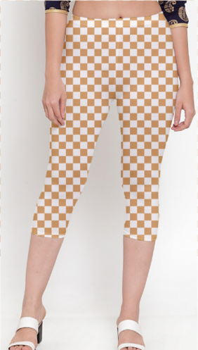 Women's Printed Capri Leggings