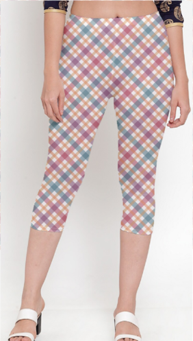 Women's Printed Capri Leggings