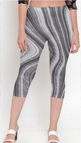 Women's Printed Capri Leggings