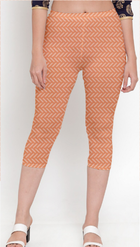 Women's Printed Capri Leggings