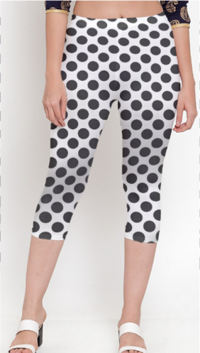 Women's Printed Capri Leggings