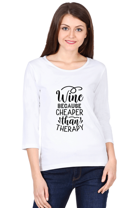 Women's Round Neck Full Sleeve Tshirts