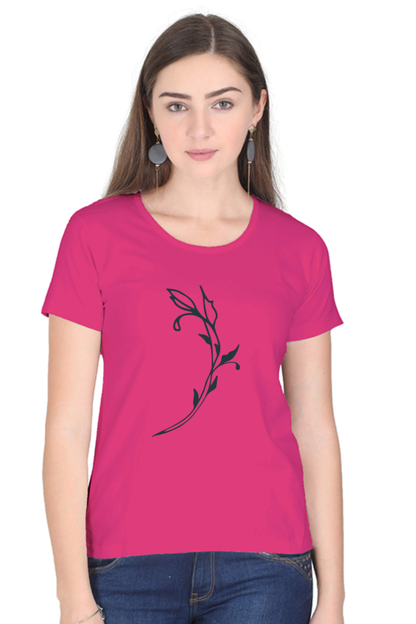 Women's Round Neck Half Sleeve Tshirts