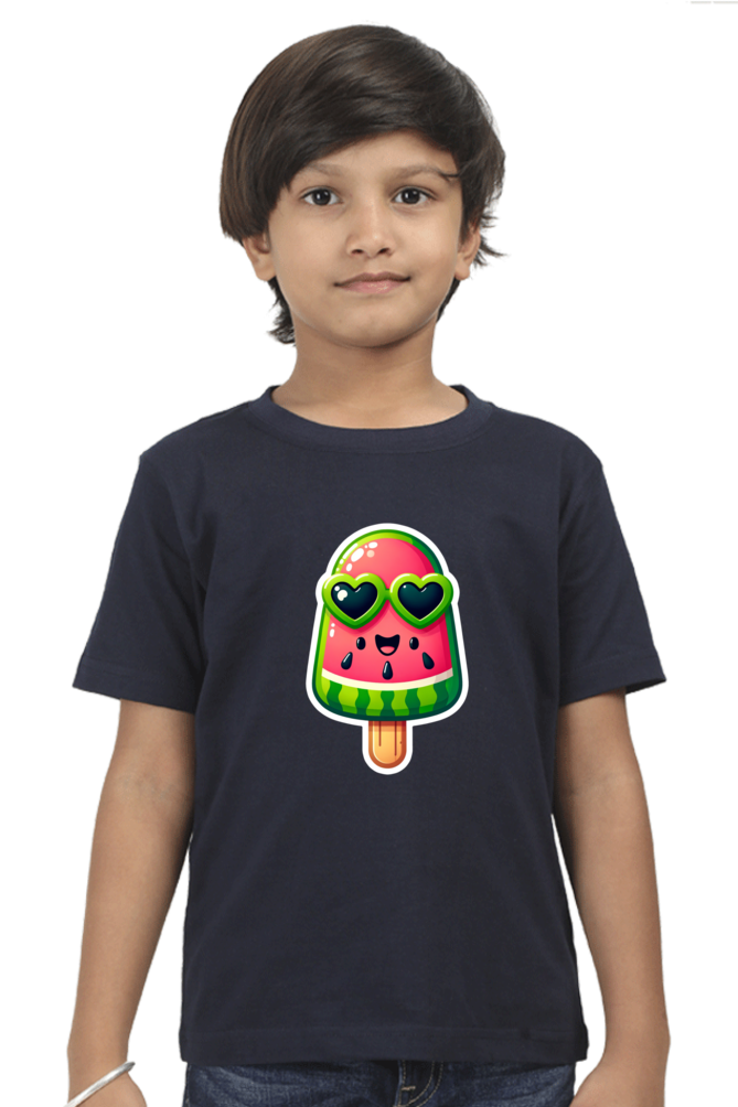 Boys Round Neck Half Sleeve Tshirts