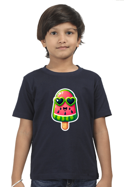 Boys Round Neck Half Sleeve Tshirts