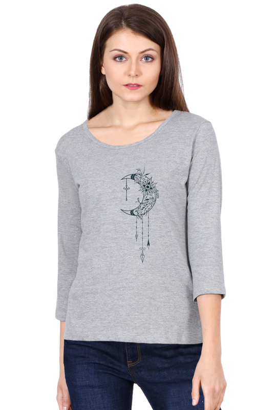 Women's Round Neck Full Sleeve Tshirts