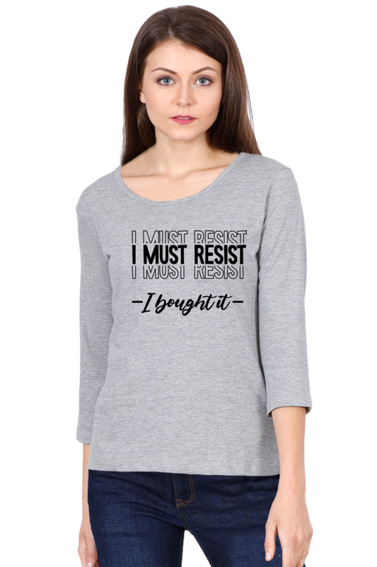 Women's Round Neck Full Sleeve Tshirts